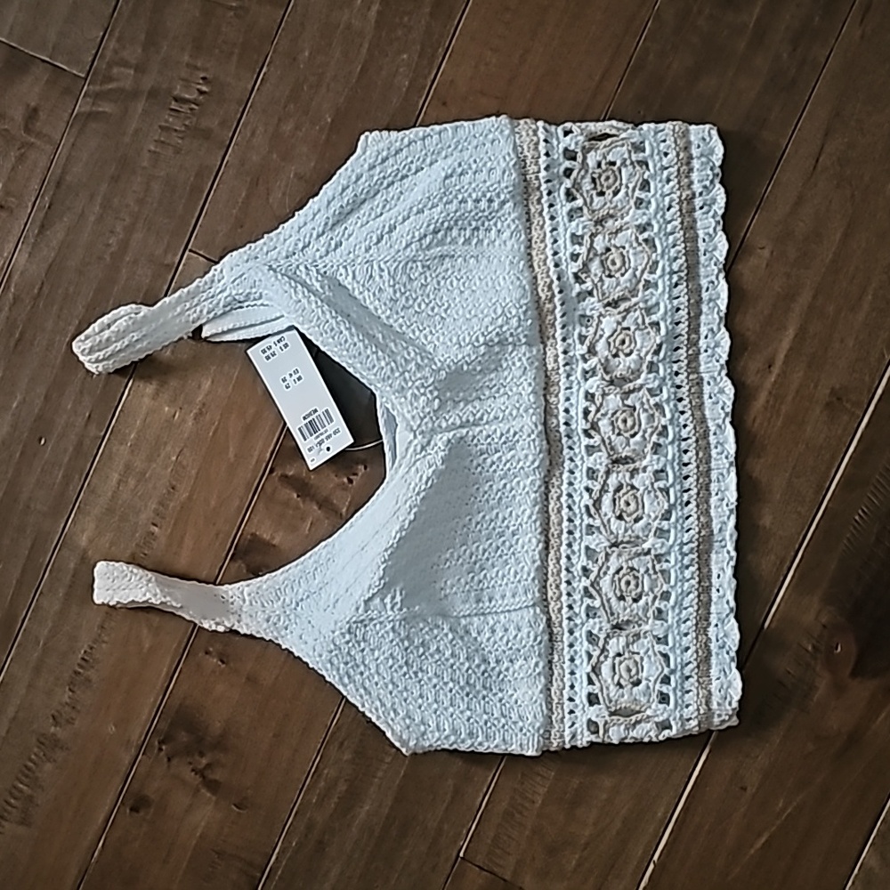 Knit crop tank